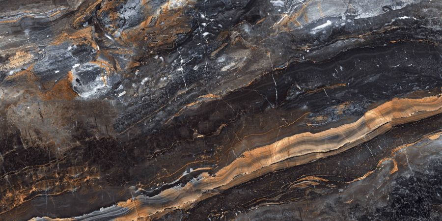 Керамогранит Luxury Lawa Nero Polished 80x160