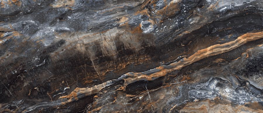Керамогранит Titanium Lawa Nero Polished, 120x278